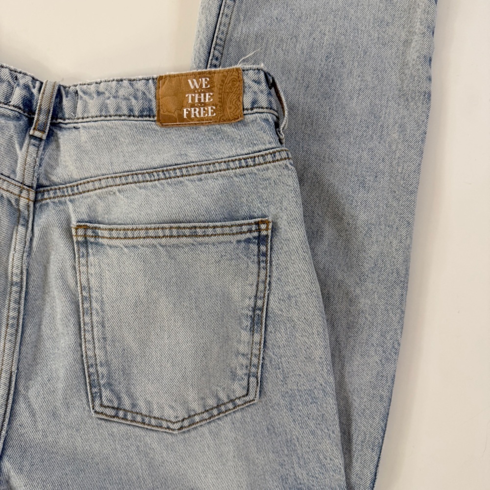 Free People We The Free Jeans Womens 29 The Pacifica High Rise Slim Straight - Picture 9 of 10